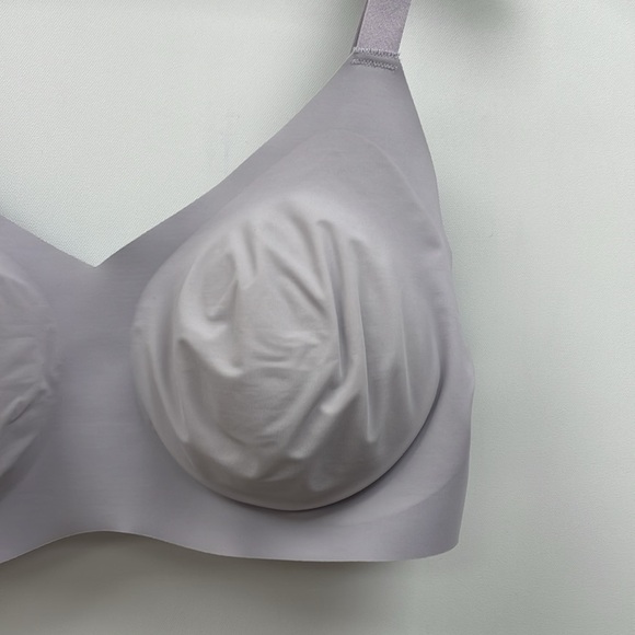 Knix Wingwoman Contour Wireless Plunge V-Neck Bra Purple - Picture 3 of 7